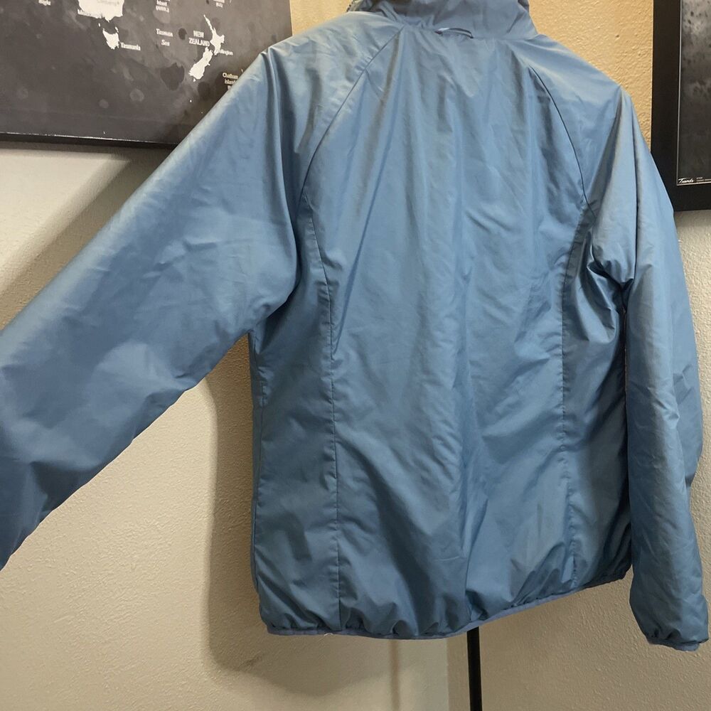 The North Face Womens Windbreaker Jacket Size Small Blue Full Zip Pockets - Picture 11 of 12